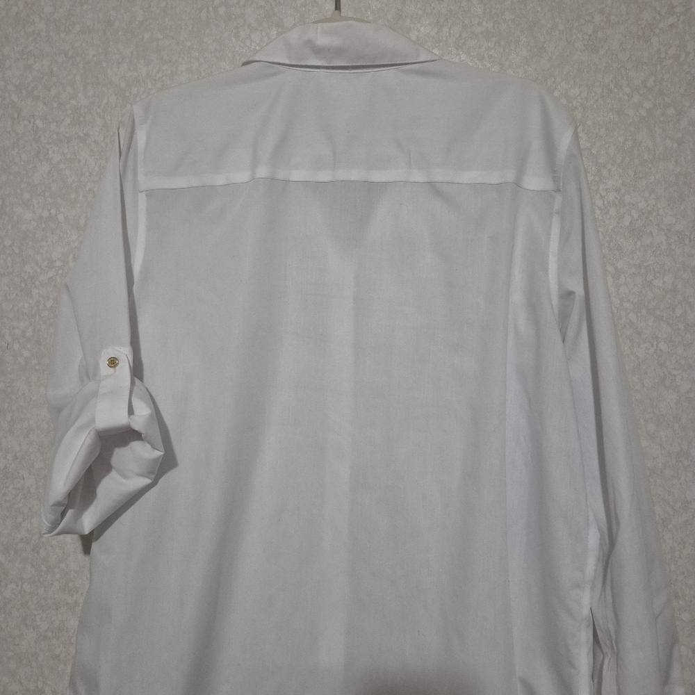 Calvin Klein Crisp White Shirt..size:L - Picture 9 of 11